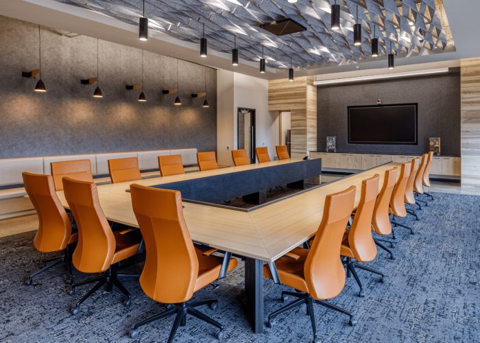 Business couple working together on project at modern startup of