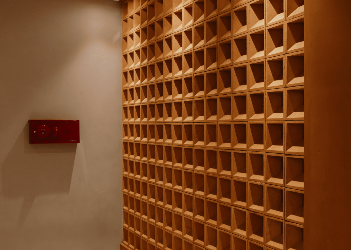 acoustic wall installation