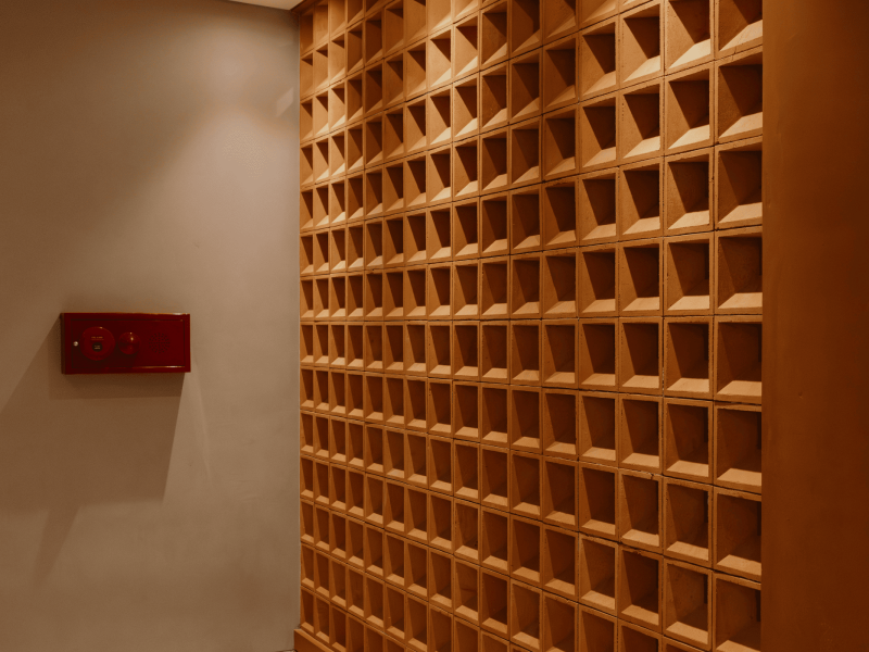 acoustic wall installation
